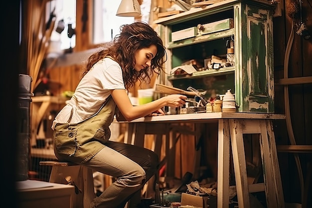 Revamping the kitchen a woman's passionate pursuit of furniture recycling and decor transformation