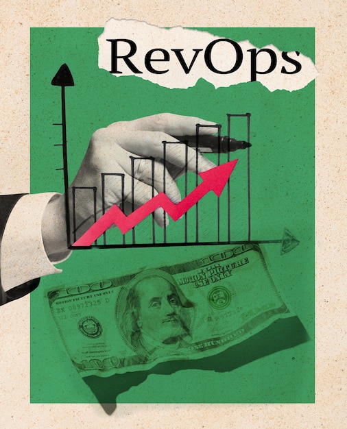 Revenue operations collage design