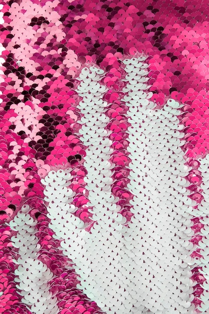 Reversible sequins fabric