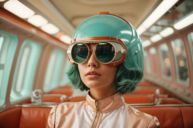 Photo revive the future with 'retrofuturism revival' vintage meets modern for timeless design