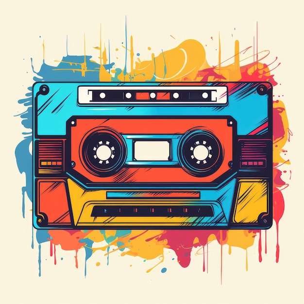 Reviving Nostalgia Capturing the Retro Cassette Vibes