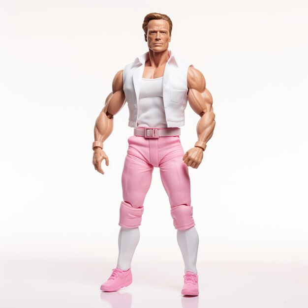 혁신적인 퓨전 Arnold Schwarzenegger Barbie by Mattel 간단한 슬립아트 걸작