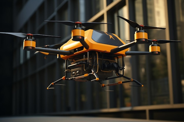 Revolutionary Parcel Delivery Drone Generative AI