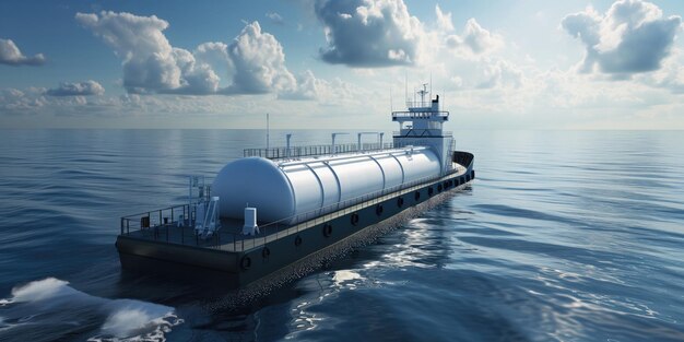 Revolutionizing EcoFriendly Sea Transportation Utilizing Clean Energy Lh Gas And Composite Cryotank