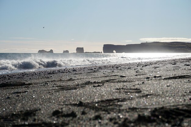 Reynisfjara Black Beach in IJsland