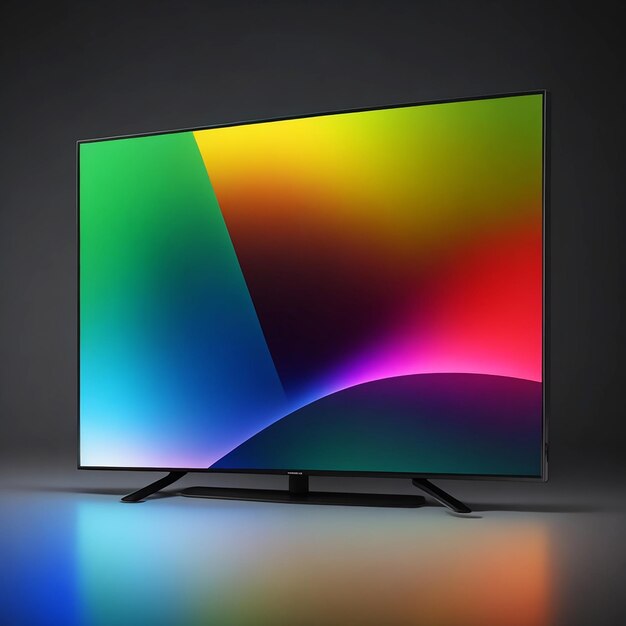 Foto televisione colorata rgb