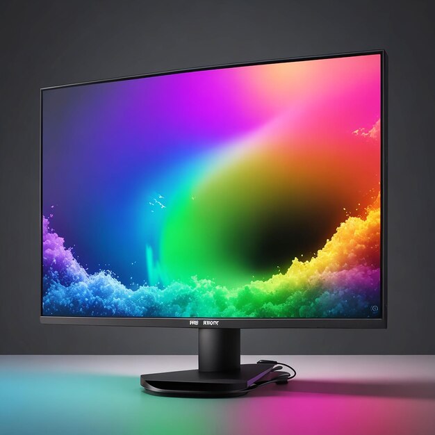 Photo rgb gaming monitor