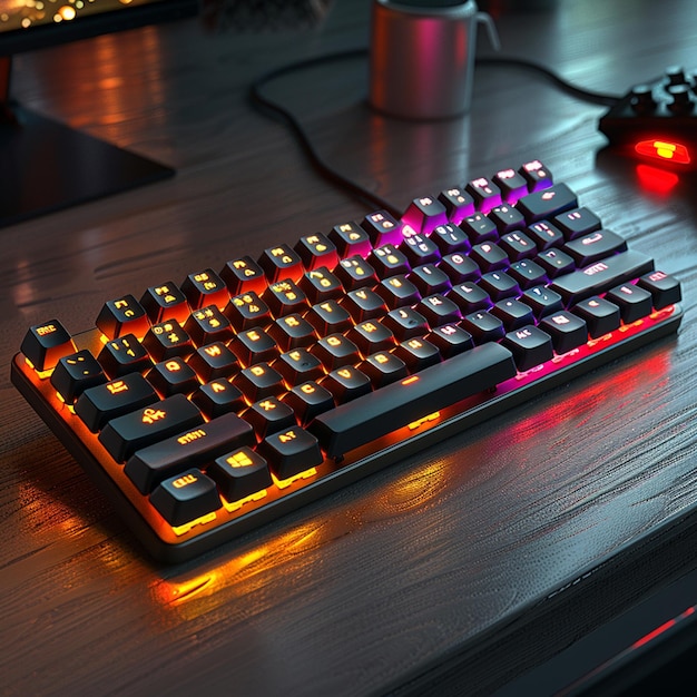 Rgb Gaming toetsenbord programmeerbaar behang