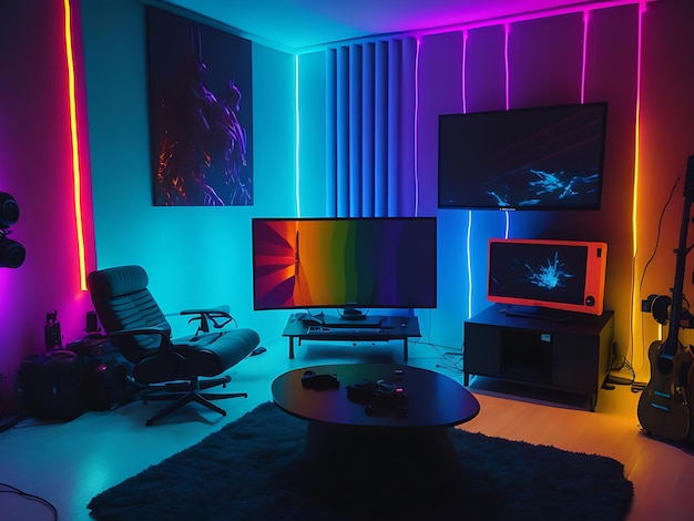 Foto rgb kameropstelling gaming pc