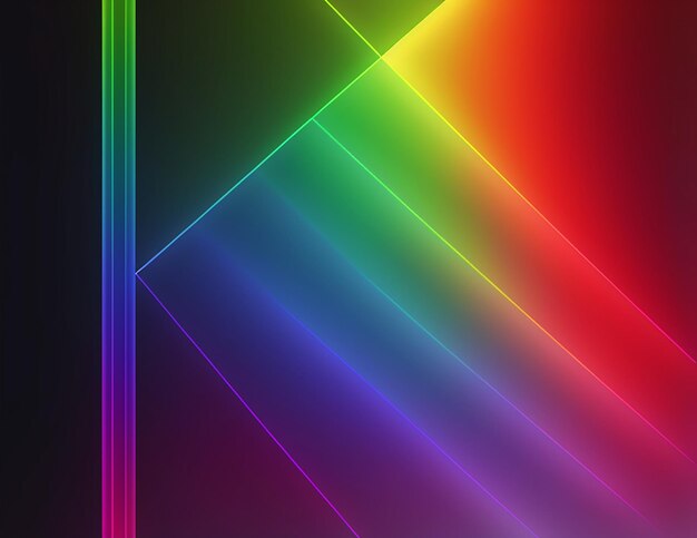 RGB 線形グラディエントネオン RGB アブストラクト