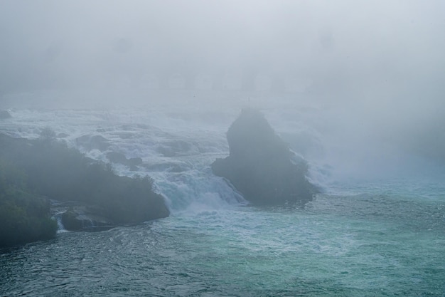 The Rhine Falls is the largest waterfall in Europe