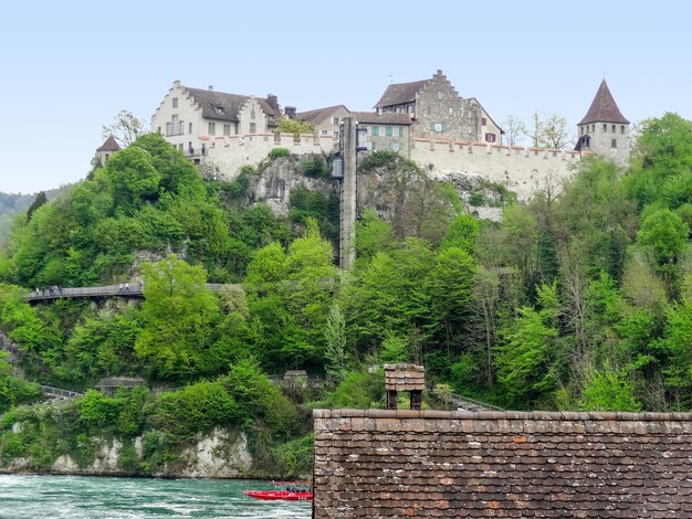 Photo rhine falls in switzerland