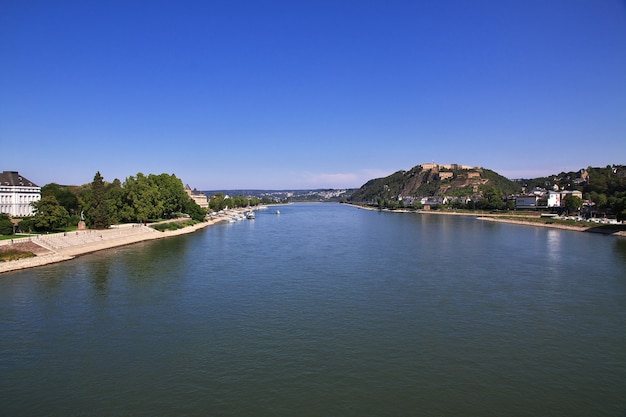 Rhine Valley in west Germany