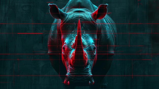 Photo rhino background hd for wallpaper