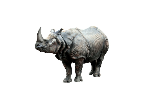 Rhino with horn