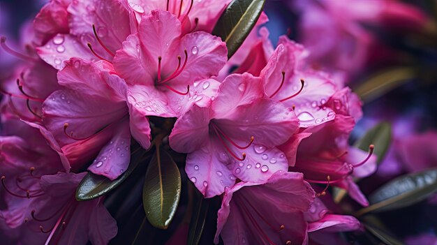 Rhododendron close up