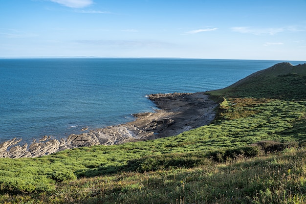 Rhossilibaai op het Welse Kustpad, Zuid-Wales