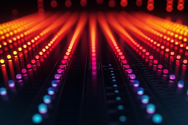 Rhythm Pulsation in Sound Activated LED Equalizer