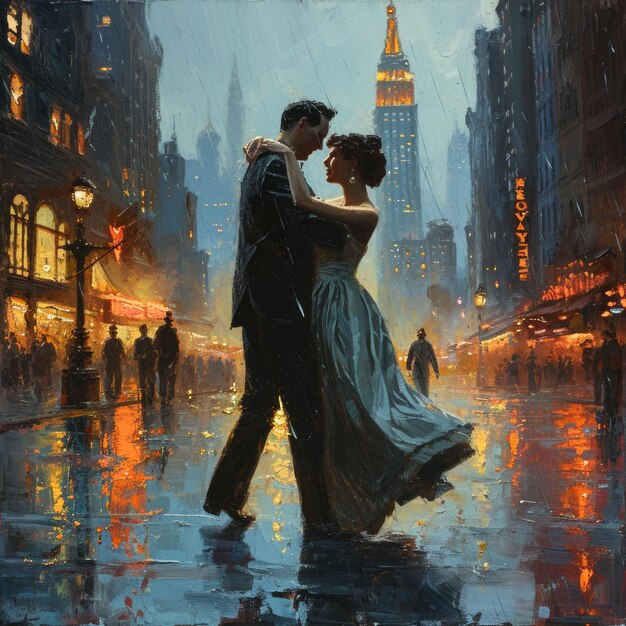 Rhythmic elegance embracing the timeless allure of waltz a dance of grace and harmony partners move in rhythmic synchronization swirling and twirling to enchanting melody of a classic composition