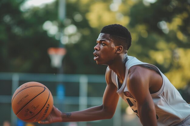 Rhythmic Moves The Basketball Dribble in Motion