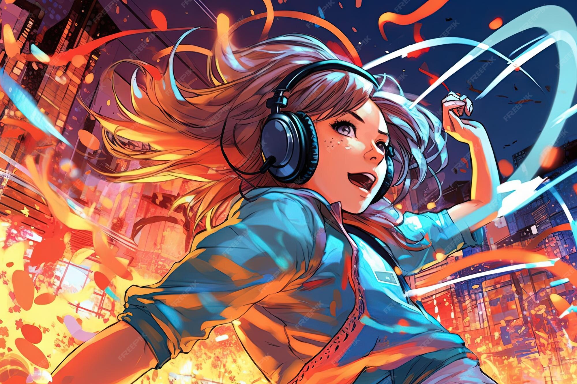 Premium AI Image Rhythmic Revolution Feel the beat pulsate through