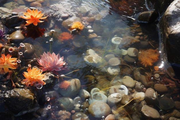 The rhythmic sound of a tide pool