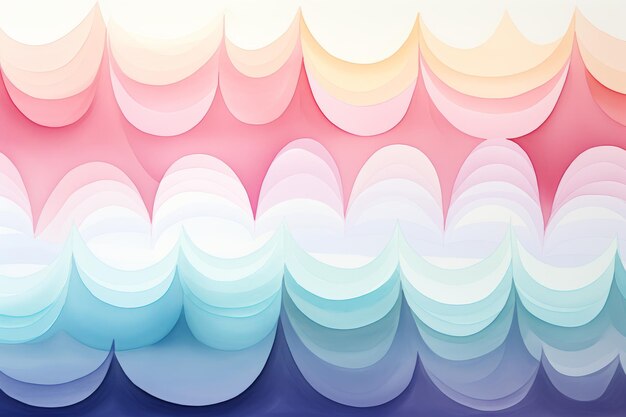 Rhythms in Soft Hues Geometric Background 222