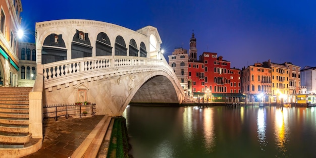 The Rialto Bridge Venice Italy