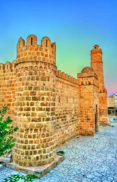 Ribat a medieval citadel in sousse a unesco heritage site in tunisia