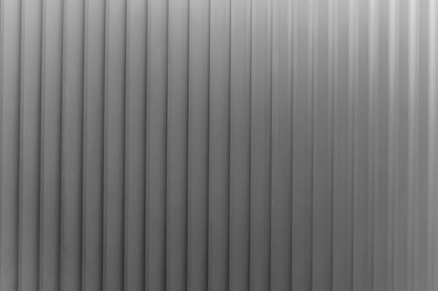 Ribbed gray wall panel Repair construction and modern finishing materials in interior design Front view Background Space for text