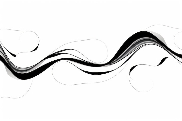 Photo ribbon drawing backgrounds abstract