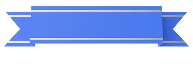 リボン ヘッダーの背景 3 D イラスト