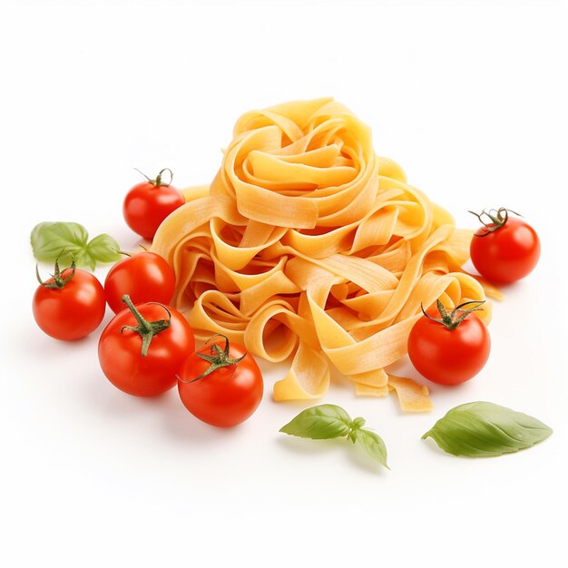 ribbon pasta with tomato