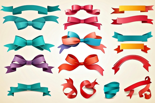 Photo ribbon vectors