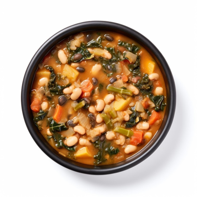 Photo ribollita soup closeup