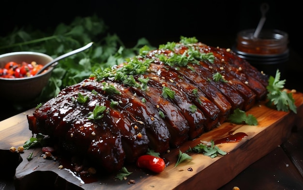 Ribs Grilled Generative AI