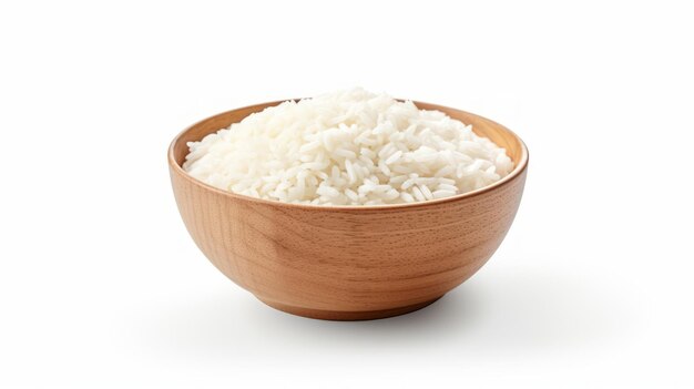 Rice Bowl isolated on White Background