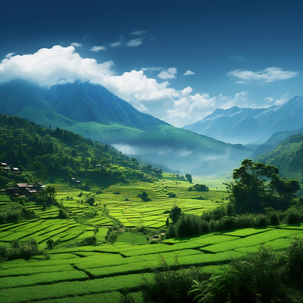 Rice field in Sapa Lao Cai Vietnam