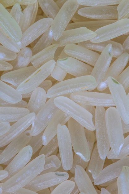 Rice grain (jasmine rice) for background 