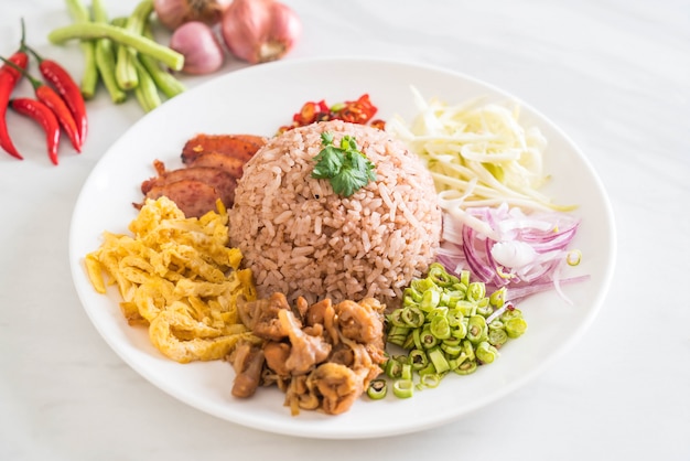 Rice Mixed with Shrimp paste