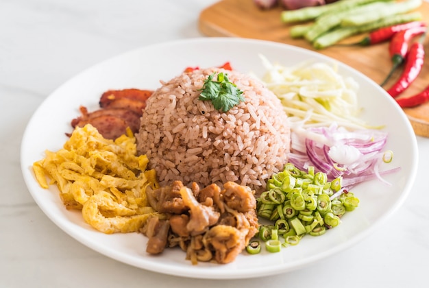 Rice Mixed with Shrimp paste