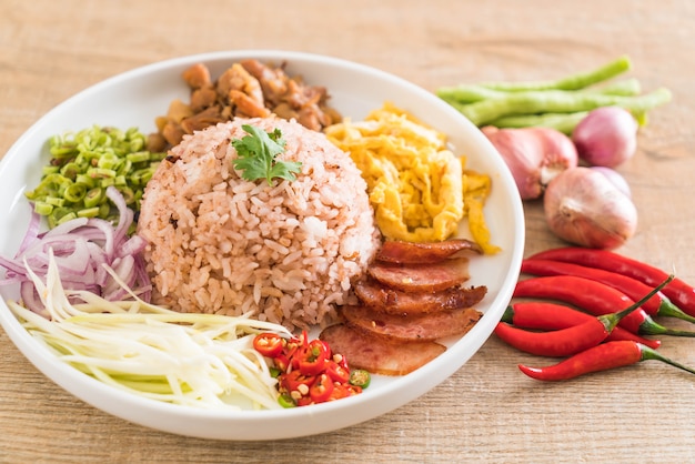 Rice Mixed with Shrimp paste