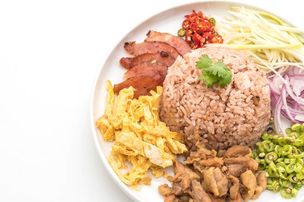 Rice Mixed with Shrimp paste