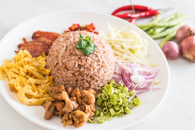 Rice Mixed with Shrimp paste