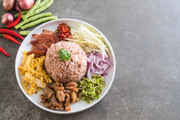 Rice Mixed with Shrimp paste