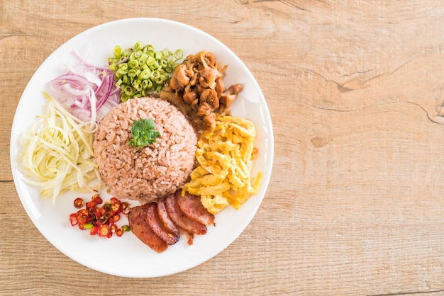 Rice Mixed with Shrimp paste