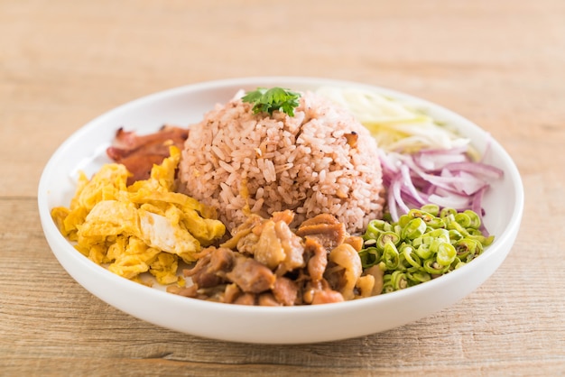 Rice Mixed with Shrimp paste