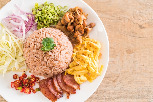 Rice Mixed with Shrimp paste