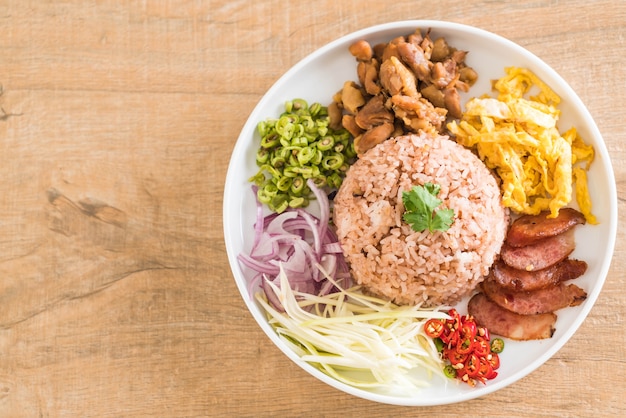 Rice Mixed with Shrimp paste