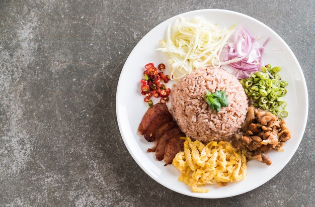 Rice Mixed with Shrimp paste